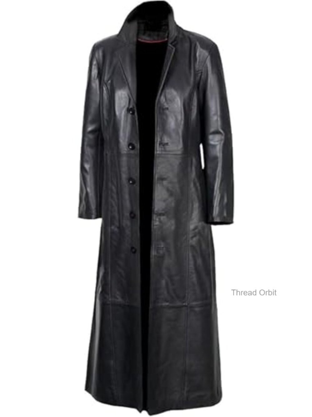 Genuine Leather Long Trench Coat Women's Full Length